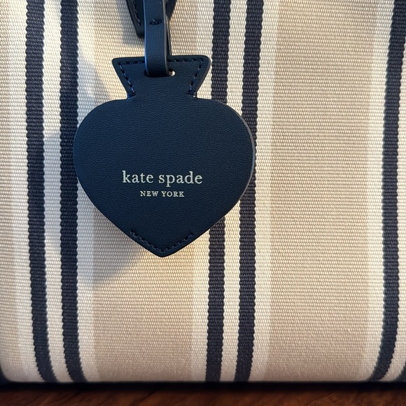 NW tags removed - Kate Spade ♠️ striped fabric and leather tote - Picture 12 of 17